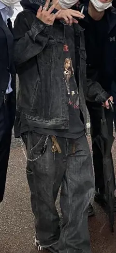 Levi’s リーバイス ブラックデニム Gジャン Lサイズ