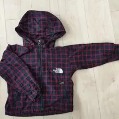 THE NORTH FACE チェック柄アウター 　パーカー　100
