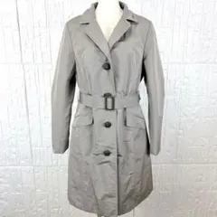 【美品】クリスチャンオジャール 春コートベルト付 美シルエット♡ 9 【c11】