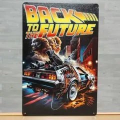 バックトゥザフューチャー ブリキ看板 OK2596