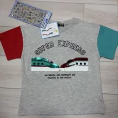 電車デザイン Tシャツ&シール