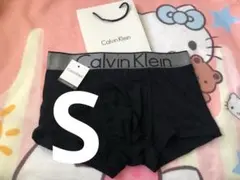 男性用　黒　Sサイズ　Calvin Klein ボクサーパンツ　ボクサーブリーフ