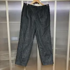 UNIQLO C　タックストレートパンツデニム黒 サイズ82
