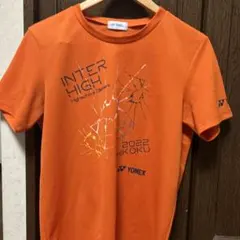 YONEX INTER HIGH 2022 Tシャツ L オレンジ