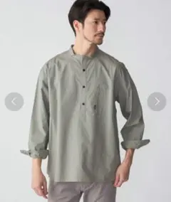 SHIPS.me ¥9,900 バンドカラー プルオーバー シャツ 春服