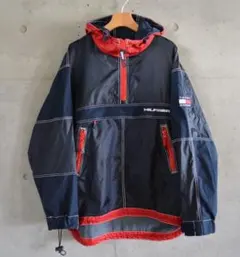 TOMMY HILFIGER マウンテンパーカー ネイビー/レッド