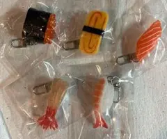 食品サンプル 寿司 キーホルダー 5種セット
