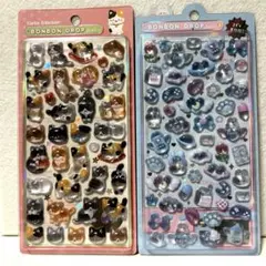 【正規品】　ボンボンドロップシール　オリジナル　ねこ★みずいろボンボン　うさぎ