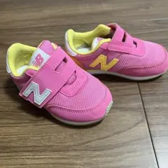 New Balance ベビーシューズ 13.5cm ピンク/イエロー
