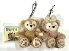 美品　ダッフィー　シェリーメイ　ストラップ　キーホルダー