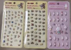 訳あり品　トムとジェリー ミッフィー　ぷくぷくシール pukupuku seal