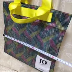 CtJOUDY IO マルチカラー メッシュ トートバッグ 約32✖33cm