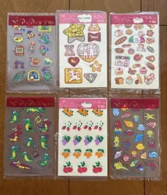 昭和レトロ シール6枚セット アイアムシール②