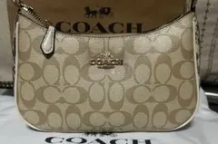 COACH ショルダーバッグ シグネチャー パイソン柄