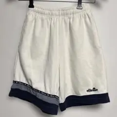 ellesse エレッセ ショートパンツ 白紺 スポーツ ジム 部屋着 夏のサムネイル