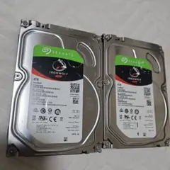 正常 2台 Seagate IronWolf 4TB HDD