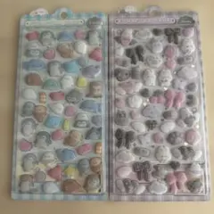 【正規品】ふわふわドロップ しろくろ うみうみ 2枚セット シール クーリア