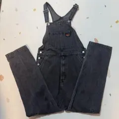 【美品】LEVI'S ダークグレー オーバーオール S