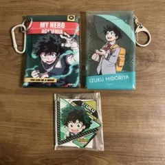 僕のヒーローアカデミア 緑谷出久 キーホルダー 3点セット