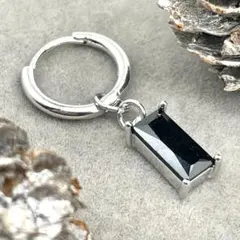フープピアス メンズ シルバー925 新品 未使用 片耳用 B【CY262-7】