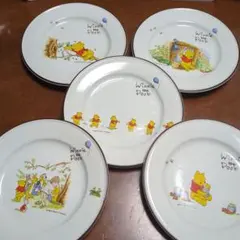 ウィニー・ザ・プー 　プレート 5枚セット