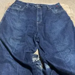 FUBU ダークブルー ストレートデニム w42l34のサムネイル