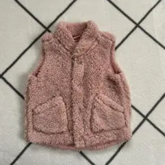 UNIQLO ベビーボアベスト 90cm ピンク