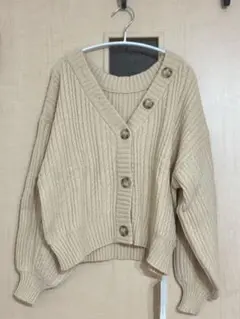 《新品》mysty womanミスティウーマン　ニットカーディガン