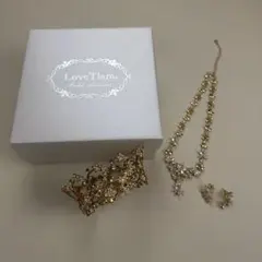 Love Tiara ティアラ・ネックレス・ピアスセット