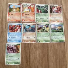 ポケモンカード　明治プロモ　9枚セット　ヒトカゲ　バシャーモ　ジュカイン他