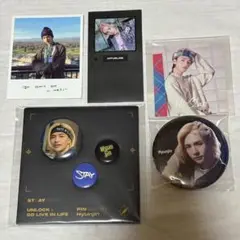 Stray Kids Hyunjin トレカ　缶バッチ