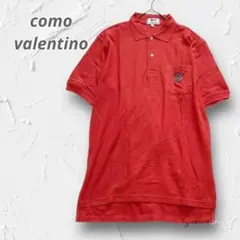 Y4969【VALENTINO】半袖ポロシャツ 半袖 刺繍ロゴ L 古着ライク