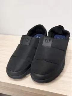 【ほぼ未使用】GAP ギャップ スリッポン スニーカー ブラック 25cm