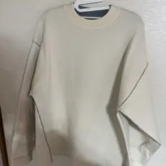 RAGEBLUE クリーム色 ニットセーター