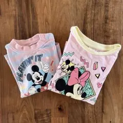 Disney ミッキー&ミニー　Tシャツ　2枚セットのサムネイル