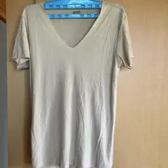 2枚セット！UNIQLO HEATTECH Tシャツ L ベージュ&グレー