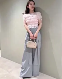 美品♡snidel バリエカーゴパンツ グレー サイズ0