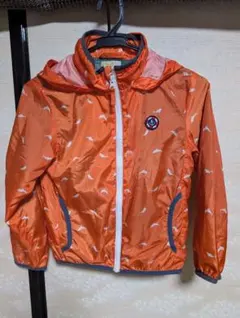 男の子アウター　ジャンパー　KIDS オレンジジャケット 130