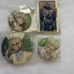Dr.STONE ファミマコラボ チェス 缶バッジ 石神千空 あさぎりゲン