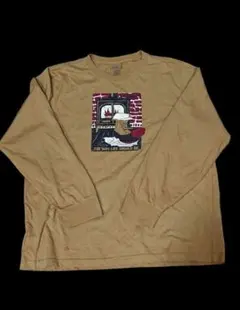 【値下】L.L.Bean ベージュ マスタード ロンT XL