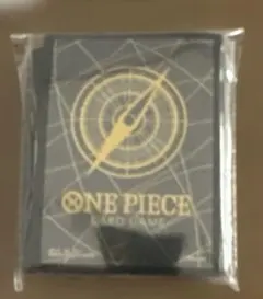 ワンピースカード　リミテッドカードスリーブ　スタンダードブラックゴールド