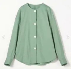 TOMORROWLAND collectionブロードノーカラーシャツ