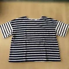 Lugnoncure ボーダー 半袖Tシャツ