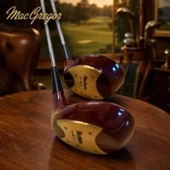 希少 ヴィンテージ MacGregor VELOX 3W 4W 木製ウッド 2本のサムネイル