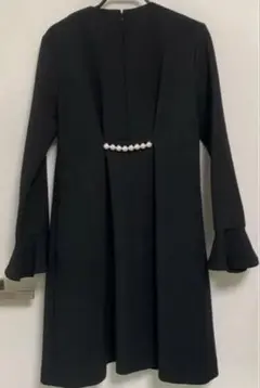 yocochan⭐︎ヨーコチャン定番ミニワンピース黒38袖ありフォーマル検索