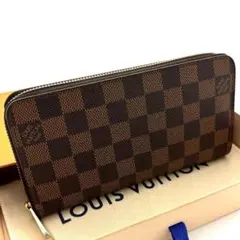 【最高級美品】ルイヴィトン ダミエ ジッピーウォレット 長財布 ブラウン