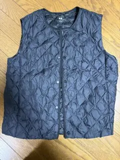 ブラック ウォームパデッド ダウンベスト XLサイズ