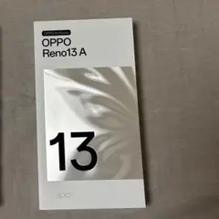 OPPO Reno 13 A ルミナスネイビー　新品未使用未開封