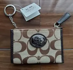 【新品未使用】COACH コインケース キャンバス マゼンダ 43967