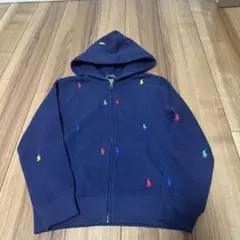 Polo Ralph Lauren ネイビー フルジップパーカー S/P (8)